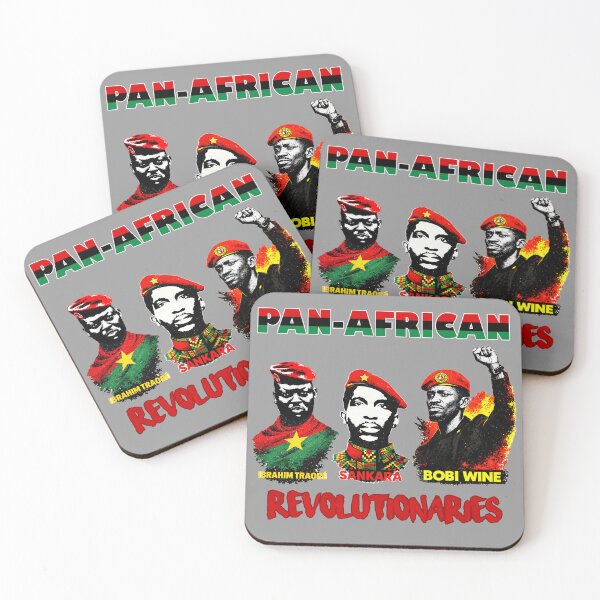 Item preview, Pan-African Revolutionaries – Ibrahim Traoré, Thomas Sankara & Bobi Wine| Vintage Art designed and sold by Youngkev-arts.