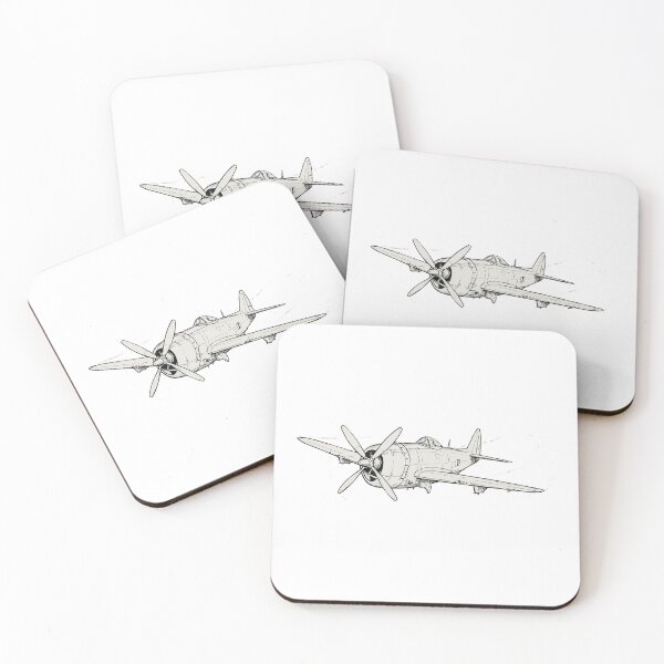 Item preview, P-47D Thunderbolt line Drawing designed and sold by furrydrool.