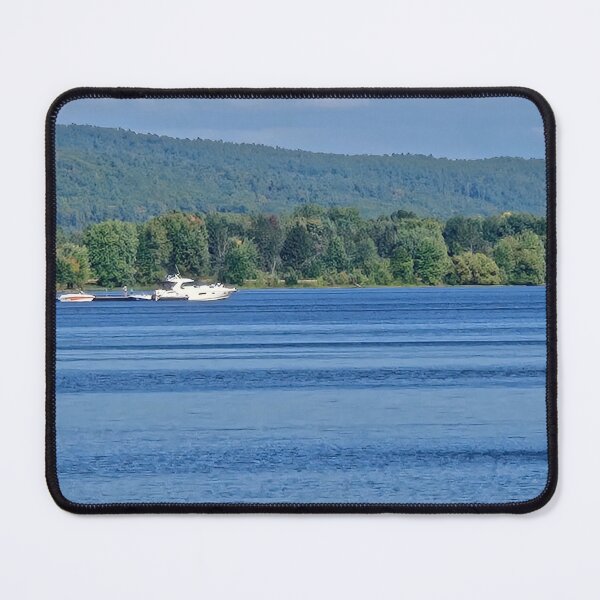 Item preview, Speedboat on Peaceful Lake Nature Scenery designed and sold by HemiShap.