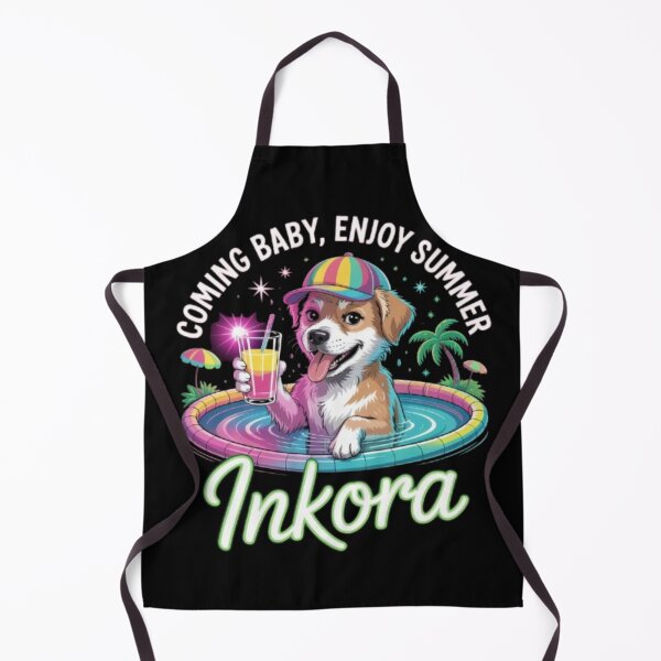 Item preview, summer dog in pool designed and sold by Fit On.