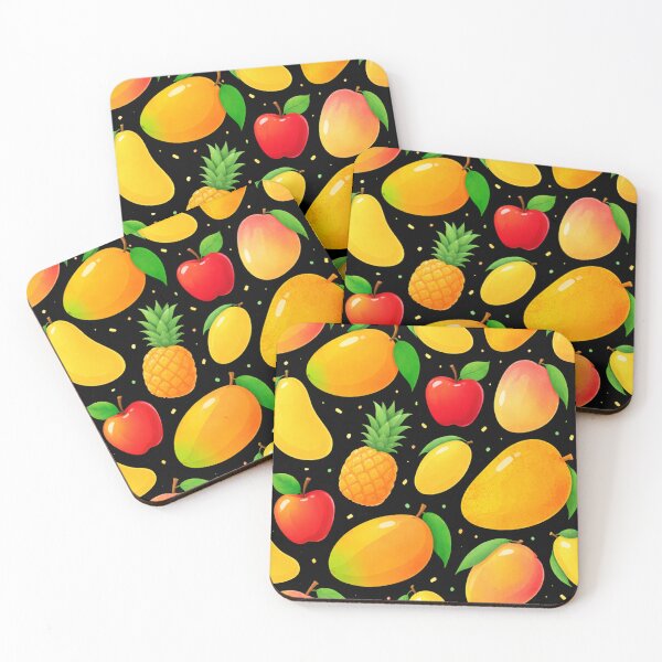 Item preview, tropical fruit pattern designed and sold by ArtoryNest.