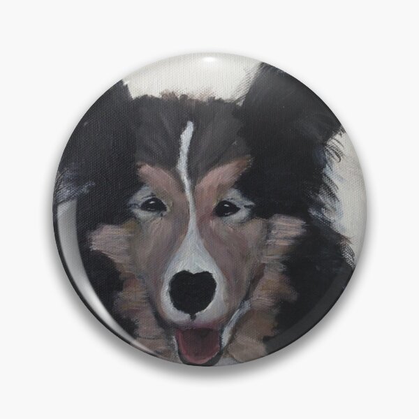 Item preview, Sheltie cute dog painting in acrylic designed and sold by Susanna Schorr.