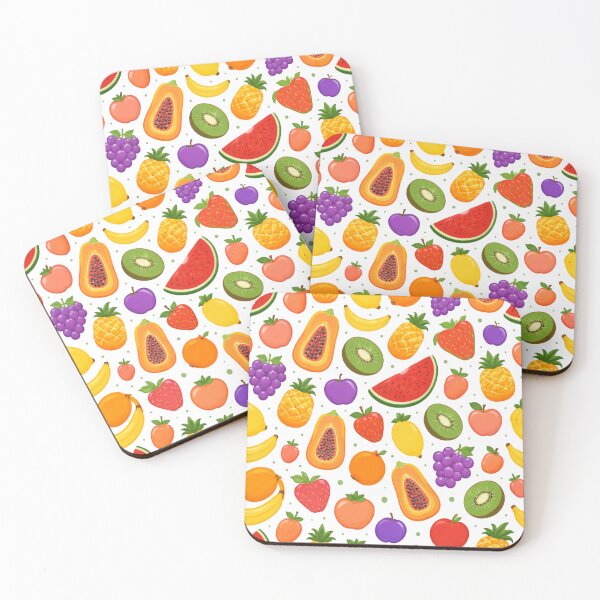 Item preview, Colorful Tropical Fruit Pattern Seamless Illustration  designed and sold by ArtoryNest.