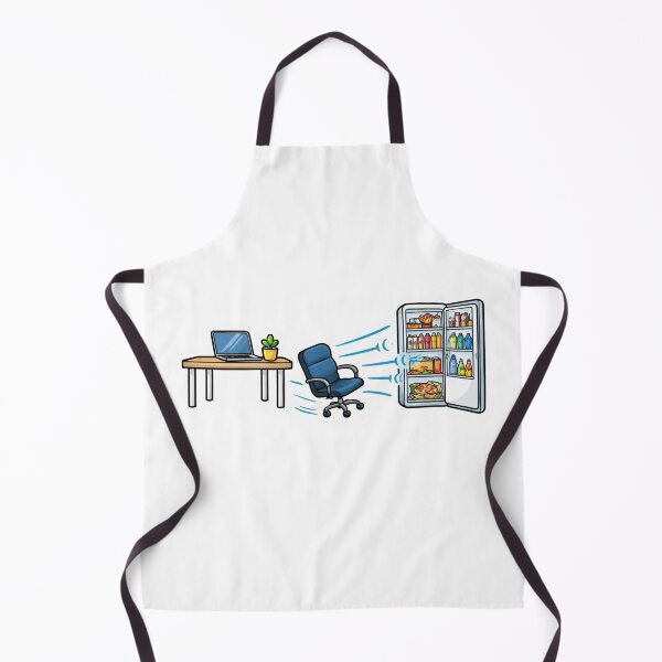 Item preview, Work From Home Chair Going To Fridge Funny Remote Work Design designed and sold by ZYNORAworld.