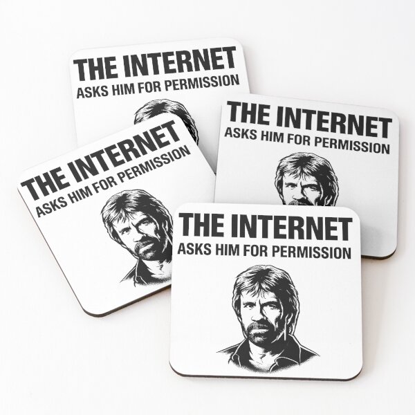 Item preview, Chunk Norris The Internet Asks Him For Permission - Classic T-shirt  designed and sold by RevealedStore.