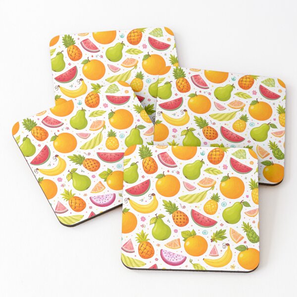 Item preview, Colorful Tropical Fruit Pattern (Seamless Summer Vibes) designed and sold by ArtoryNest.