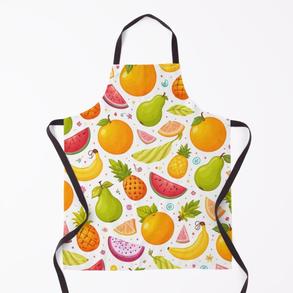 Item preview, Colorful Tropical Fruit Pattern (Seamless Summer Vibes) designed and sold by ArtoryNest.
