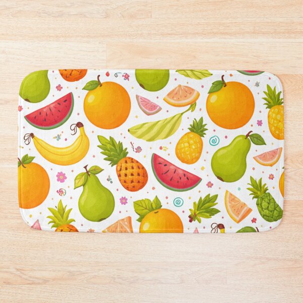 Item preview, Colorful Tropical Fruit Pattern (Seamless Summer Vibes) designed and sold by ArtoryNest.