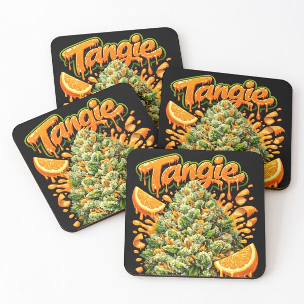 Item preview, Tangie Orange Graffiti Print | Strong Citrus Sativa Strain Typography | Uplifting Creative 420 designed and sold by WAUZ.