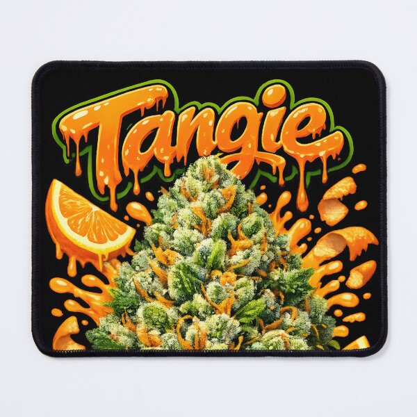 Item preview, Tangie Orange Graffiti Print | Strong Citrus Sativa Strain Typography | Uplifting Creative 420 designed and sold by WAUZ.