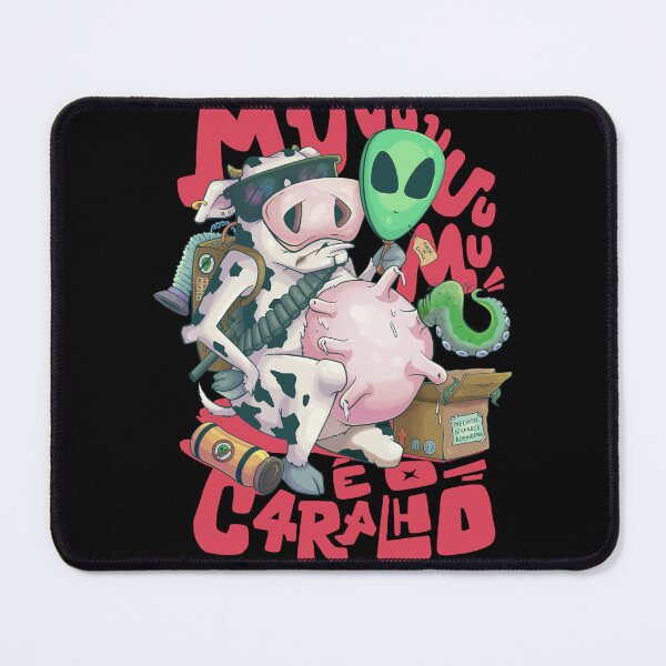 Item preview, Alien Cow Ghostbusters | Brazilian Text designed and sold by Laura Bonetti.