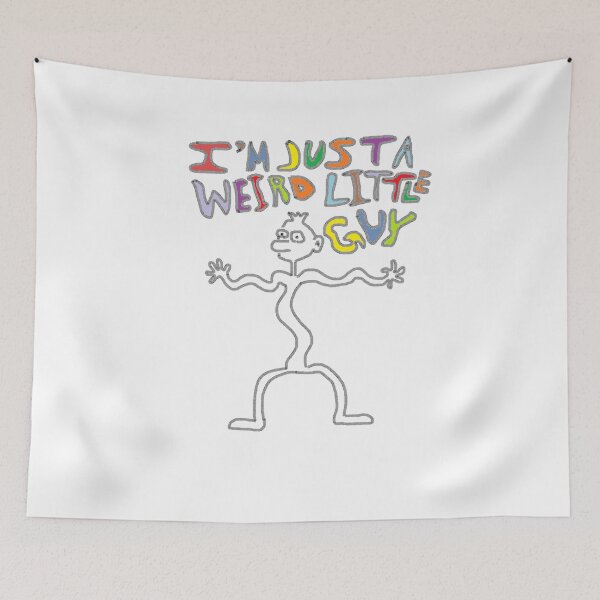 Item preview, Squiggle Man (I'm Just A Weird Little Guy) designed and sold by Oddword.