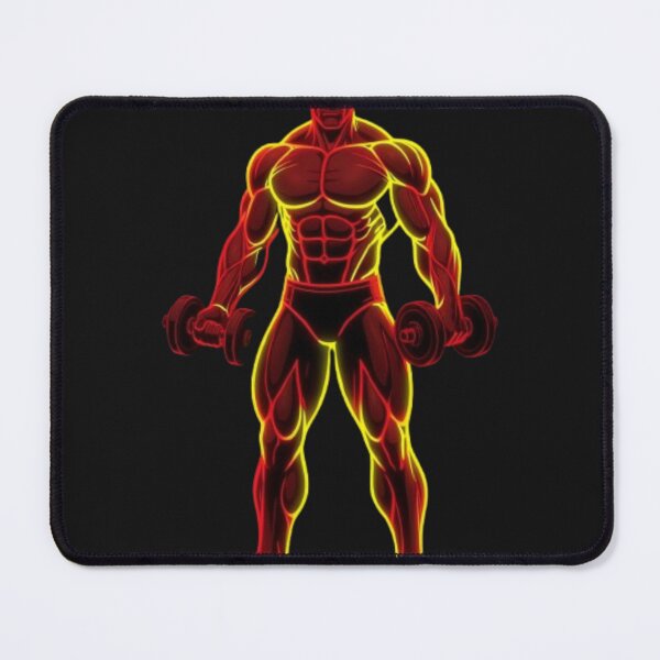 Item preview, Gym Full Body Neon Art designed and sold by Fit On.
