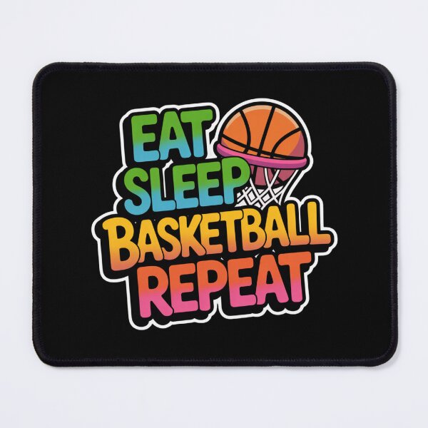 Item preview, Eat Sleep Basketball Repeat Colorful Street Style Design designed and sold by ChillDrop.