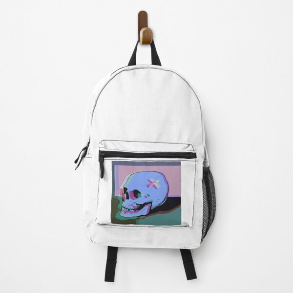 Item preview, Colorful Skull with Tape Crosses Pop Art designed and sold by MikZviagin.