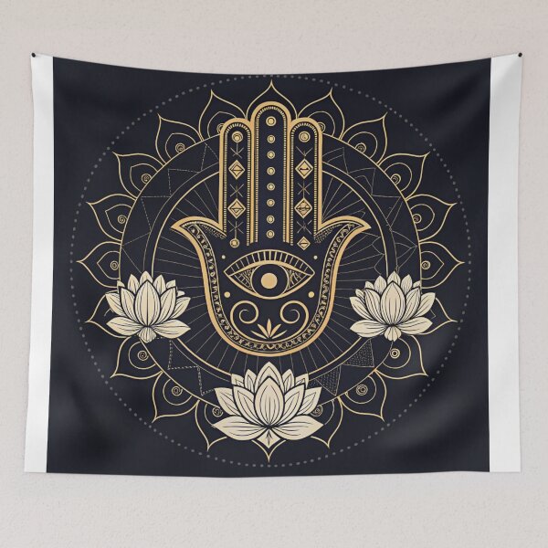 Item preview, Hamsa hand,  Fatima,  symbol for protection designed and sold by Lucky 777.