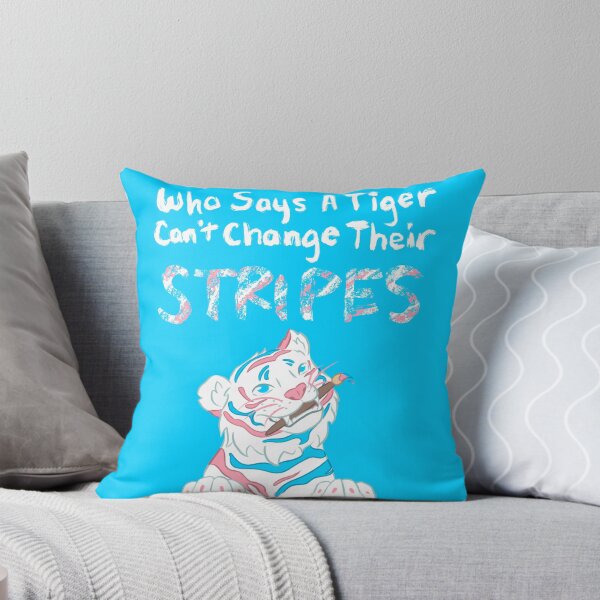 Item preview, Who Says A Tiger Can't Change Their Stripes - Trans Tiger designed and sold by 2CarvedHearts.