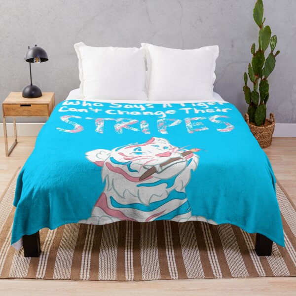 Item preview, Who Says A Tiger Can't Change Their Stripes - Trans Tiger designed and sold by 2CarvedHearts.