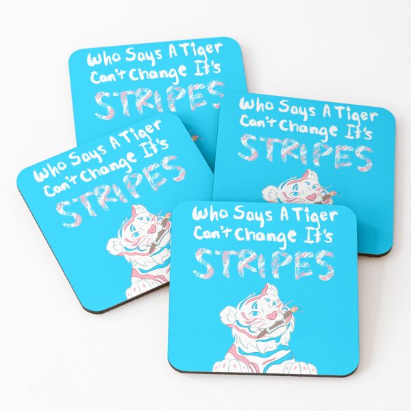 Item preview, Who Says A Tiger Can't Change It's Stripes - Trans Tiger designed and sold by 2CarvedHearts.