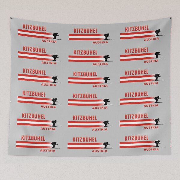Item preview, Kitzbühel Österreich ski flag designed and sold by studioss76.