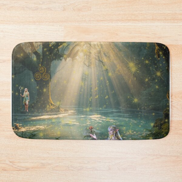 Item preview, Elf and Mystic Lake designed and sold by Diseño que alegran tu día.