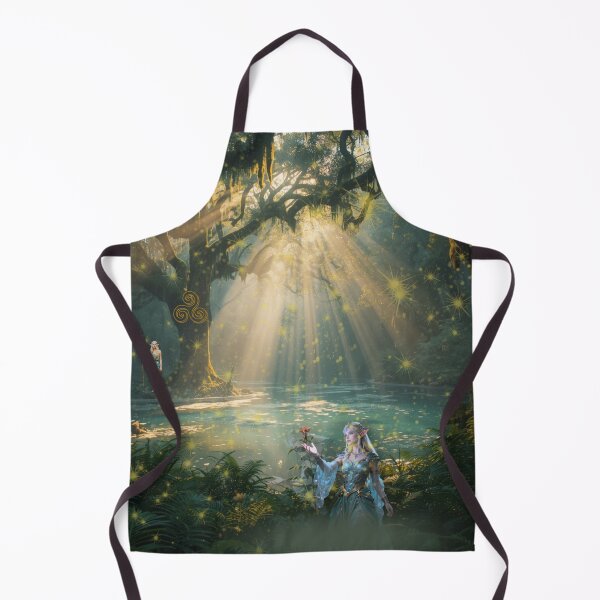 Item preview, Elf and Mystic Lake designed and sold by Diseño que alegran tu día.