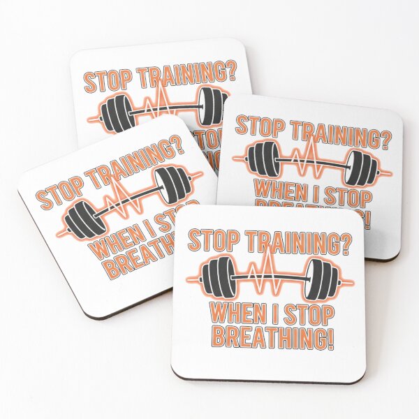 Item preview, Stop Training When I Stop Breathing designed and sold by Old Man Athletics.