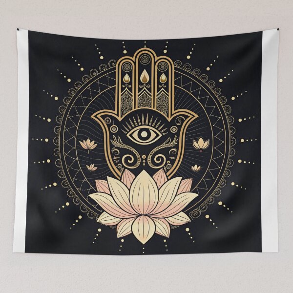 Item preview, Hamsa hand,  Fatima,  symbol for protection designed and sold by Lucky 777.