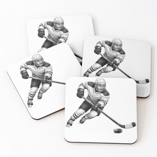 Item preview, Ice Hockey Power Play – Monochrome Edition designed and sold by YOUDKAIR.