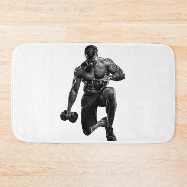 Item preview, Black & White Fitness Warrior – Intense Gym Workout Strength designed and sold by No Excuses .