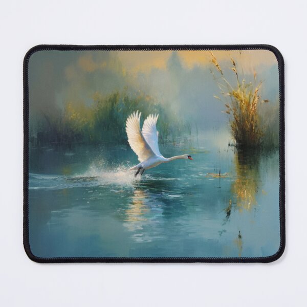 Item preview, A graceful Swan taking off from a calm lake, Birds in Motion designed and sold by CDC40.