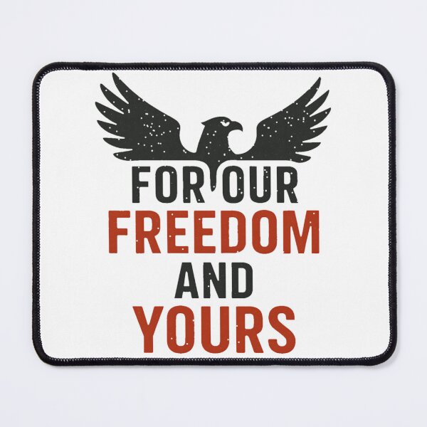 Item preview, For Our Freedom And Yours Patriotic Polish Slogan Eagle designed and sold by DraftAndDoneArt.