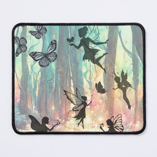 Item preview, Magical Forest of Fairies and Butterflies - Aesthetic Watercolor designed and sold by Diseño que alegran tu día.