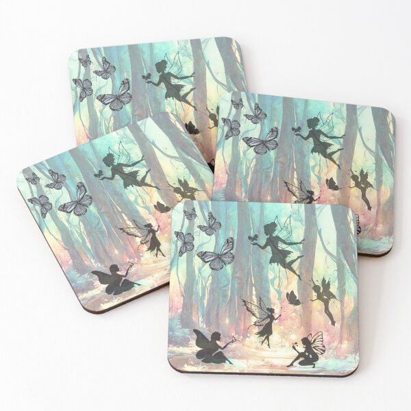 Item preview, Magical Forest of Fairies and Butterflies - Aesthetic Watercolor designed and sold by Diseño que alegran tu día.