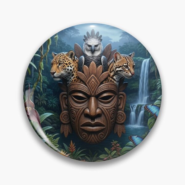 Item preview, Costa Rican Aboriginal Mask designed and sold by Kyphistore.