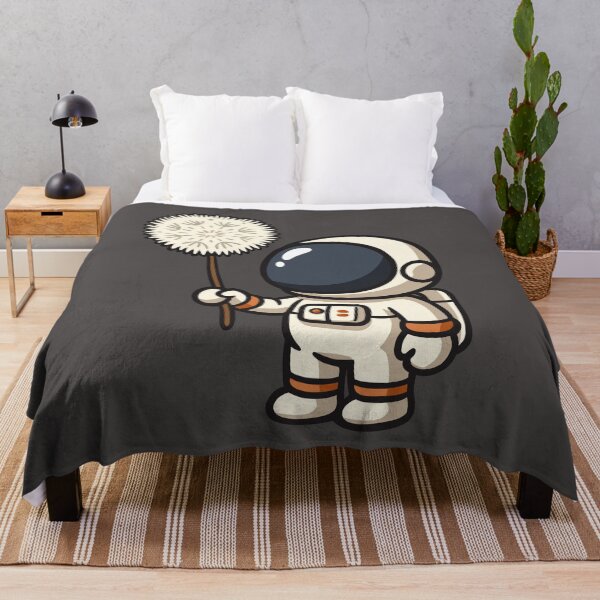 Item preview, Cute Astronaut Holding a Dandelion designed and sold by Ghost on Toast.