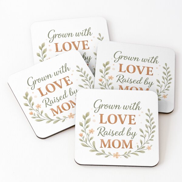 Item preview, Grown with Love Raised by Mom Floral Design – Mother’s Day Gift, Mom Appreciation Shirt, Botanical Style designed and sold by MoosElkPL.
