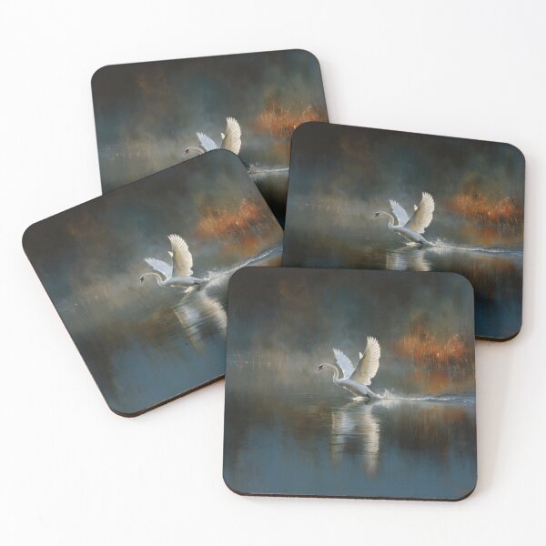 Item preview, A graceful Swan taking off from a calm lake, Birds in Motion designed and sold by CDC40.