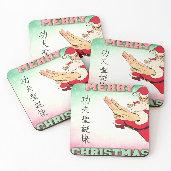 Item preview, Kung Fu Santa Merry Christmas designed and sold by Fei Long Design Hub.