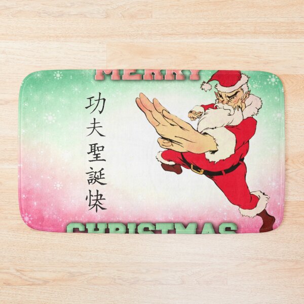 Item preview, Kung Fu Santa Merry Christmas designed and sold by Fei Long Design Hub.