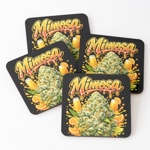 Item preview, Mimosa Graffiti Print | Citrus Fruity Sativa Hybrid Bud Typography | Energizing Mood-Boost 420 designed and sold by WAUZ.