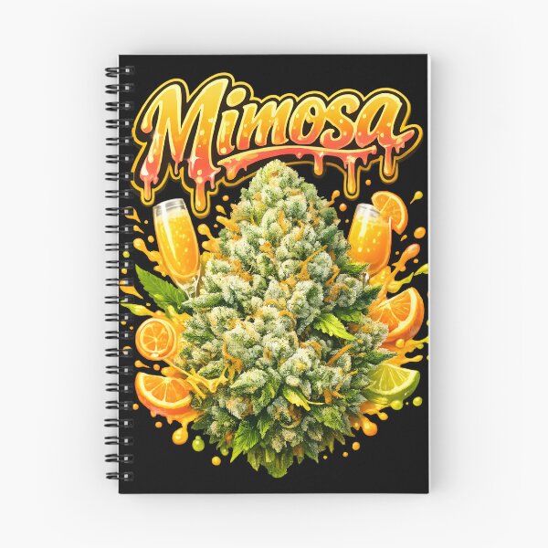 Item preview, Mimosa Graffiti Print | Citrus Fruity Sativa Hybrid Bud Typography | Energizing Mood-Boost 420 designed and sold by WAUZ.