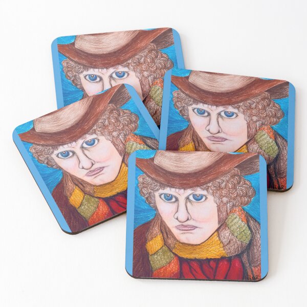 Item preview, Tom Baker as the Fourth Doctor  designed and sold by Black Iris Emporium .