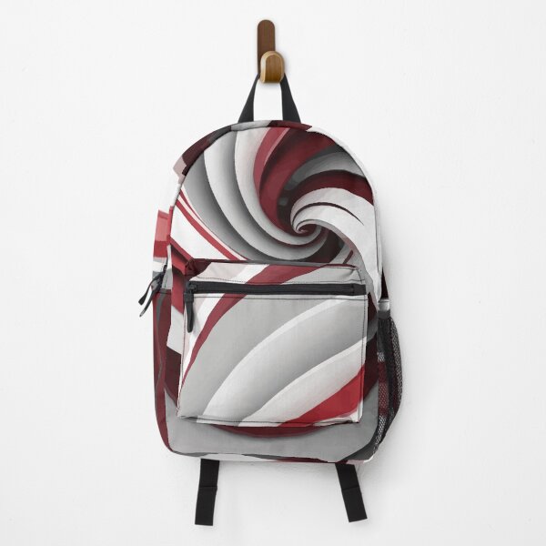 Item preview, Abstract Red and White Spiral designed and sold by Vicky Brago-Mitchell®.