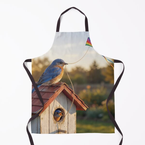 Item preview, Bluebird Flying a Kite designed and sold by Maria Dryfhout.