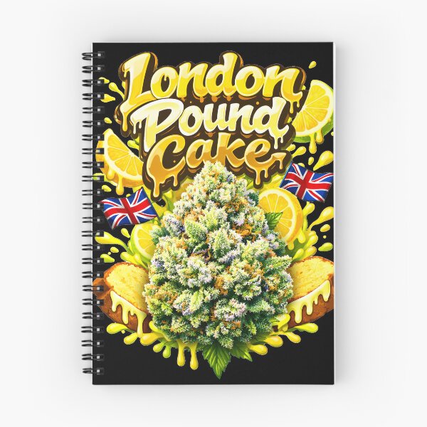 Item preview, London Pound Cake Graffiti Print | Citrus Cookie Hybrid Strain Typography | Relaxing Euphoric 420 designed and sold by WAUZ.