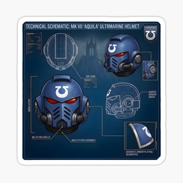 Ultramarine Sticker
