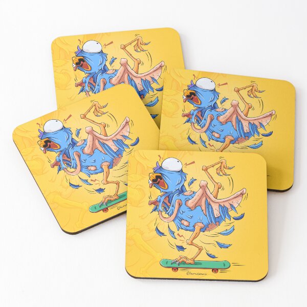 Item preview, CRAZY BIRD | SKATEBOARD designed and sold by Laura Bonetti.