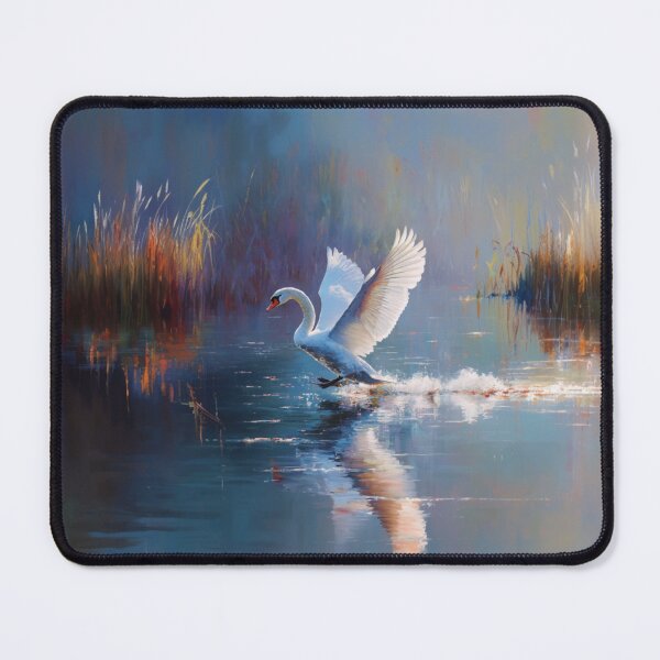 Item preview, A graceful Swan taking off from a calm lake, Birds in Motion designed and sold by CDC40.