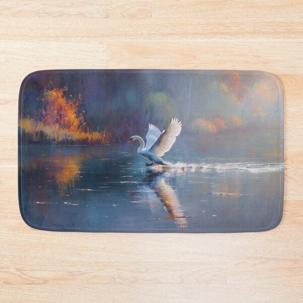 Item preview, A graceful Swan taking off from a calm lake, Birds in Motion designed and sold by CDC40.